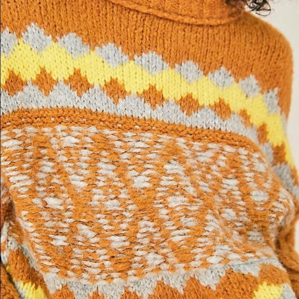 Free People Fair Isle Alpine Pullover Sweater - Picture 5 of 12